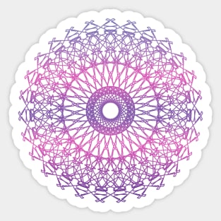 Mandala Pink/Purple Sticker